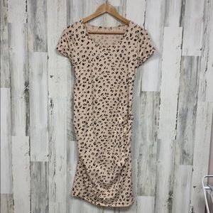 Fun Maternity Dress Cheetah Print